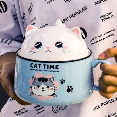 Cat Time Soup Mug Mugs KittyNook Cat Company